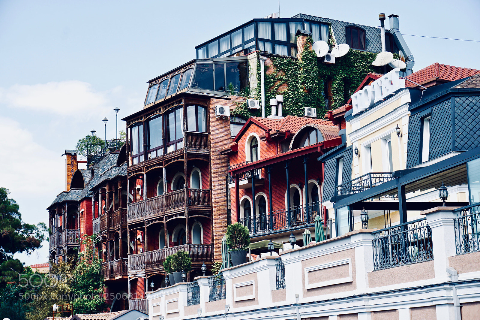 Sony a6300 sample photo. Hotel kopala old tbilisi photography