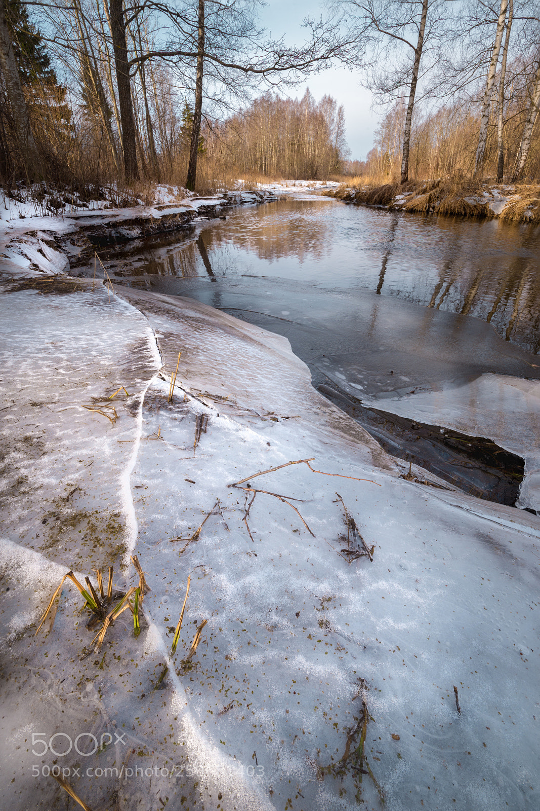 Nikon D600 sample photo. Ice and river photography