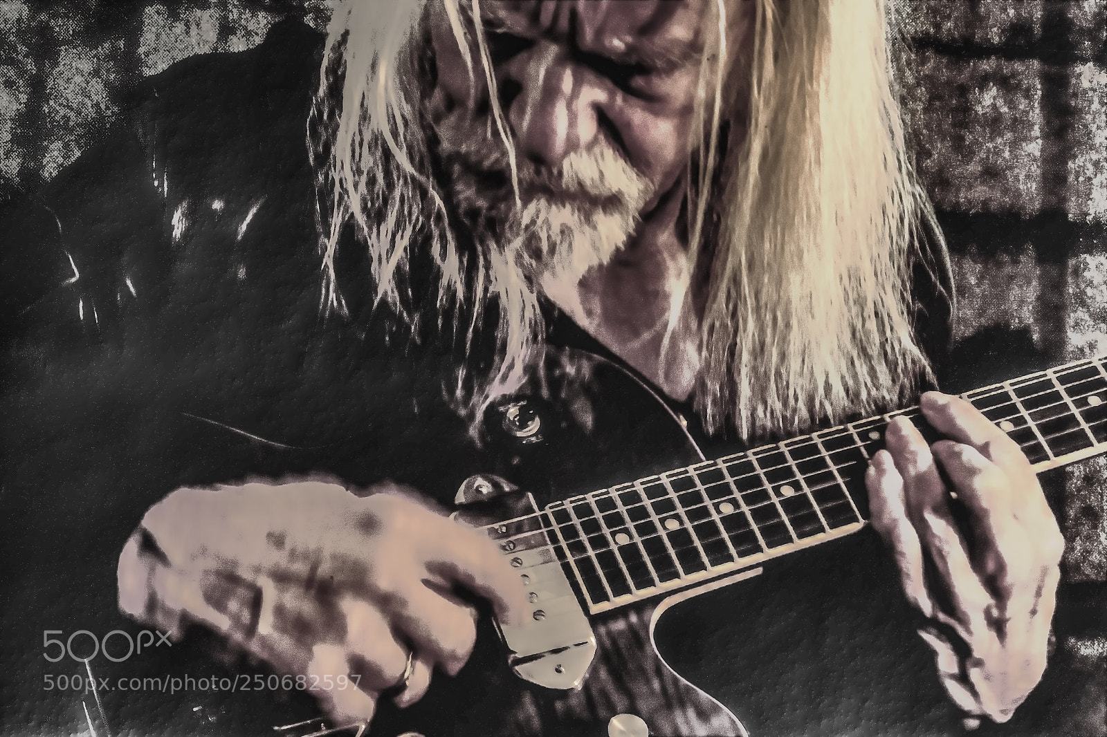 Canon EOS 5D sample photo. Self-portrait with the guitar. photography