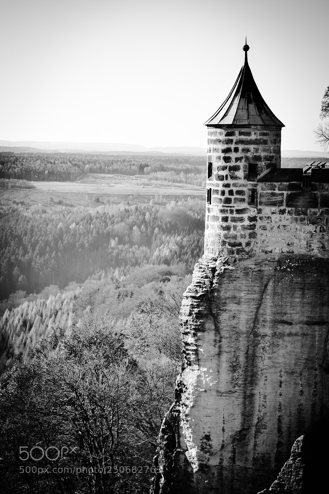 Nikon D3100 sample photo. Tower monochrome photography