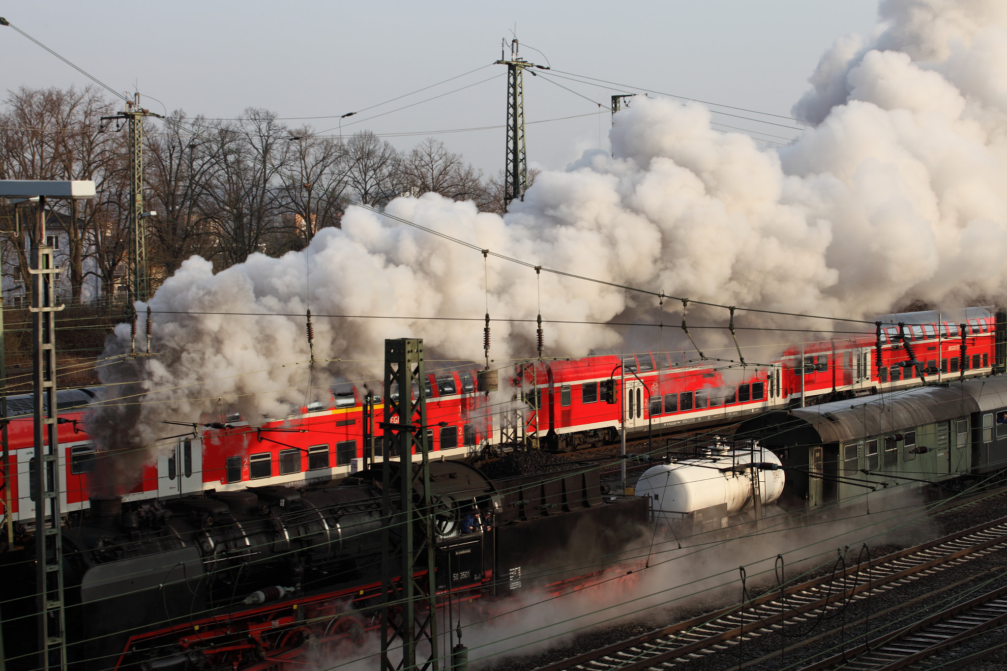 Canon EF 70-200mm F4L USM sample photo. Steam power photography