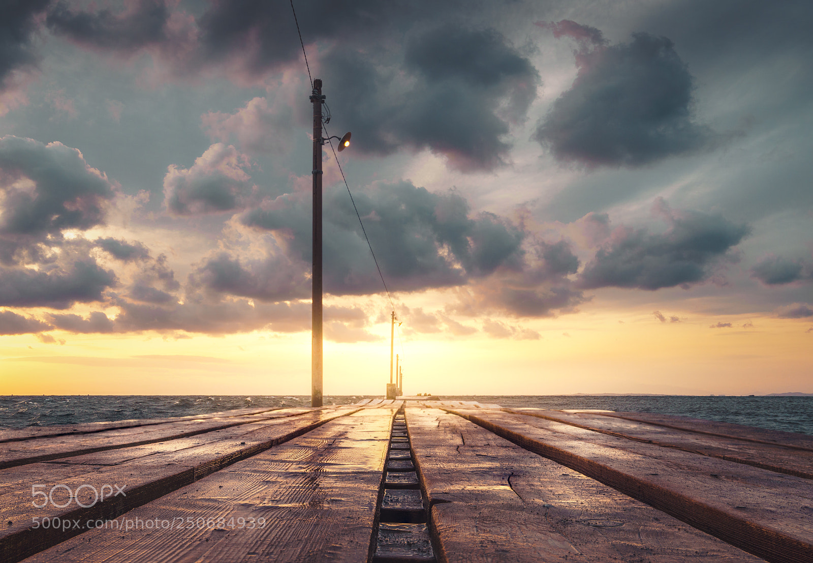 Sony a6500 sample photo. Pier & sunset photography