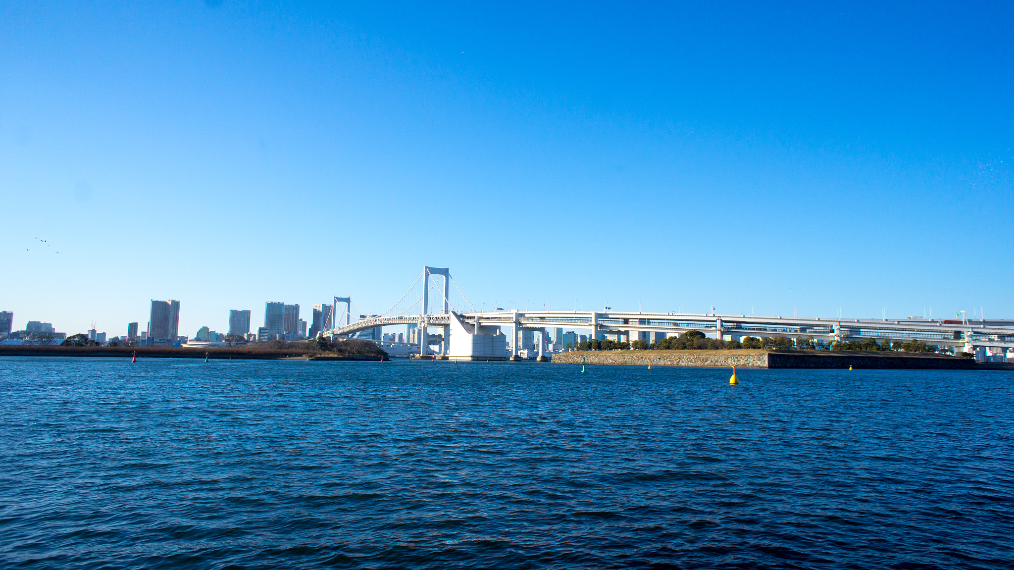 Sony Alpha NEX-C3 sample photo. Rainbow bridge / tokyo photography