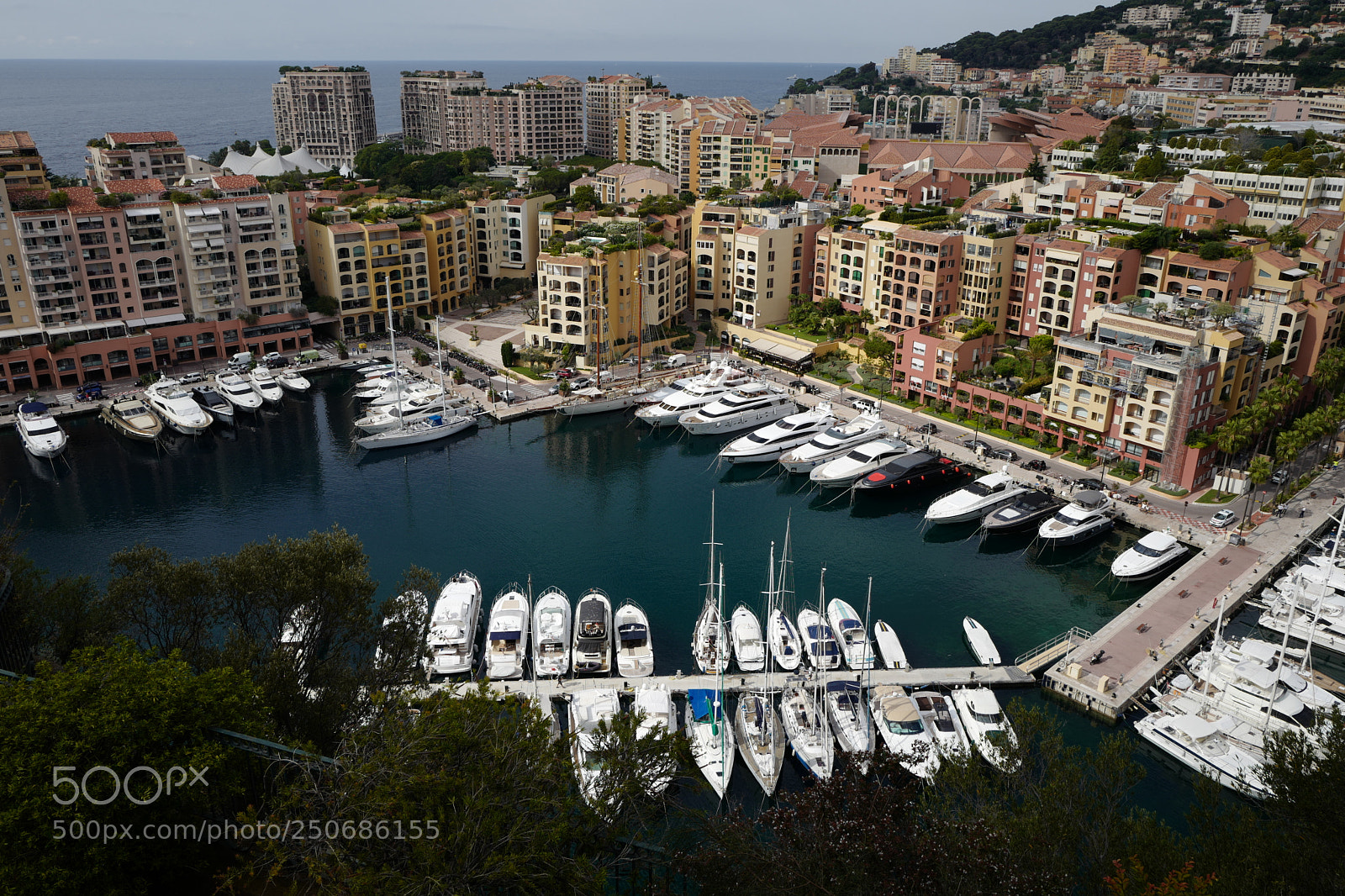 Leica Q (Typ 116) sample photo. Port de fontvieille, monaco photography