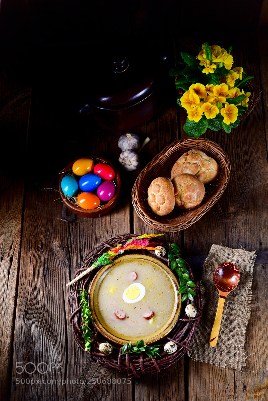 Nikon D810 sample photo. Sour rye soup photography