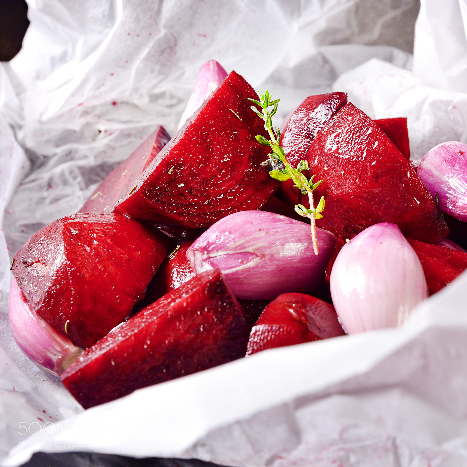 Nikon D810 sample photo. Oven baked red beets photography