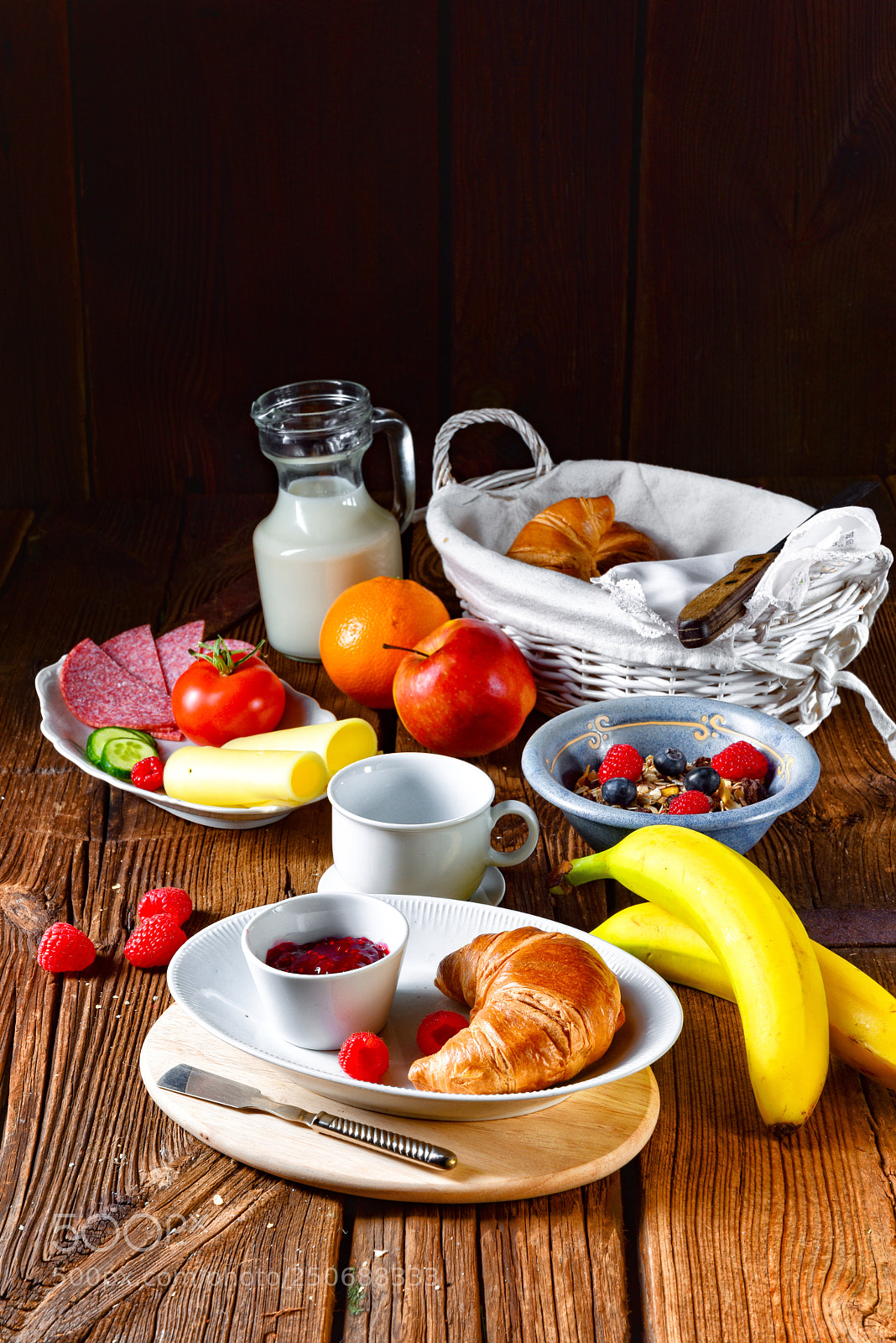 Nikon D810 sample photo. Delicious croissant breakfast photography