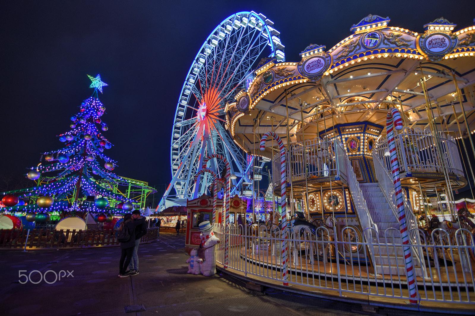 Nikon D7200 sample photo. Winter wonderland in london photography
