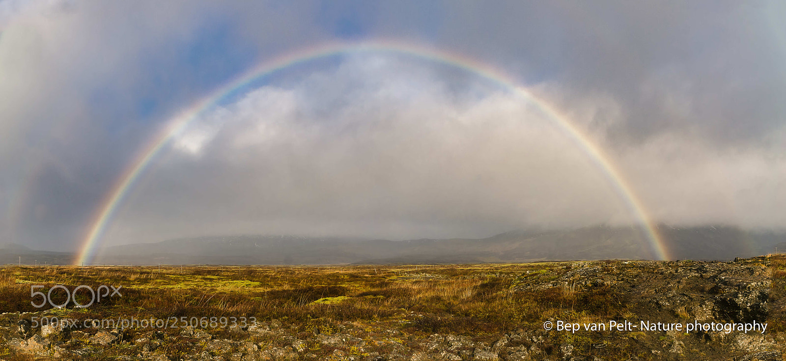 Nikon D7000 sample photo. Pingvellir autumnal rainbow photography