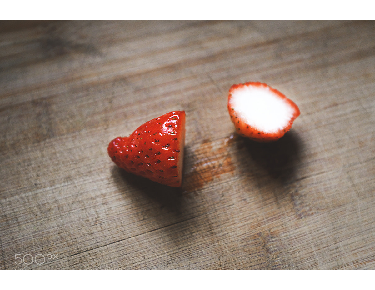 Fujifilm X100F sample photo. But strawberries and cigarettes photography