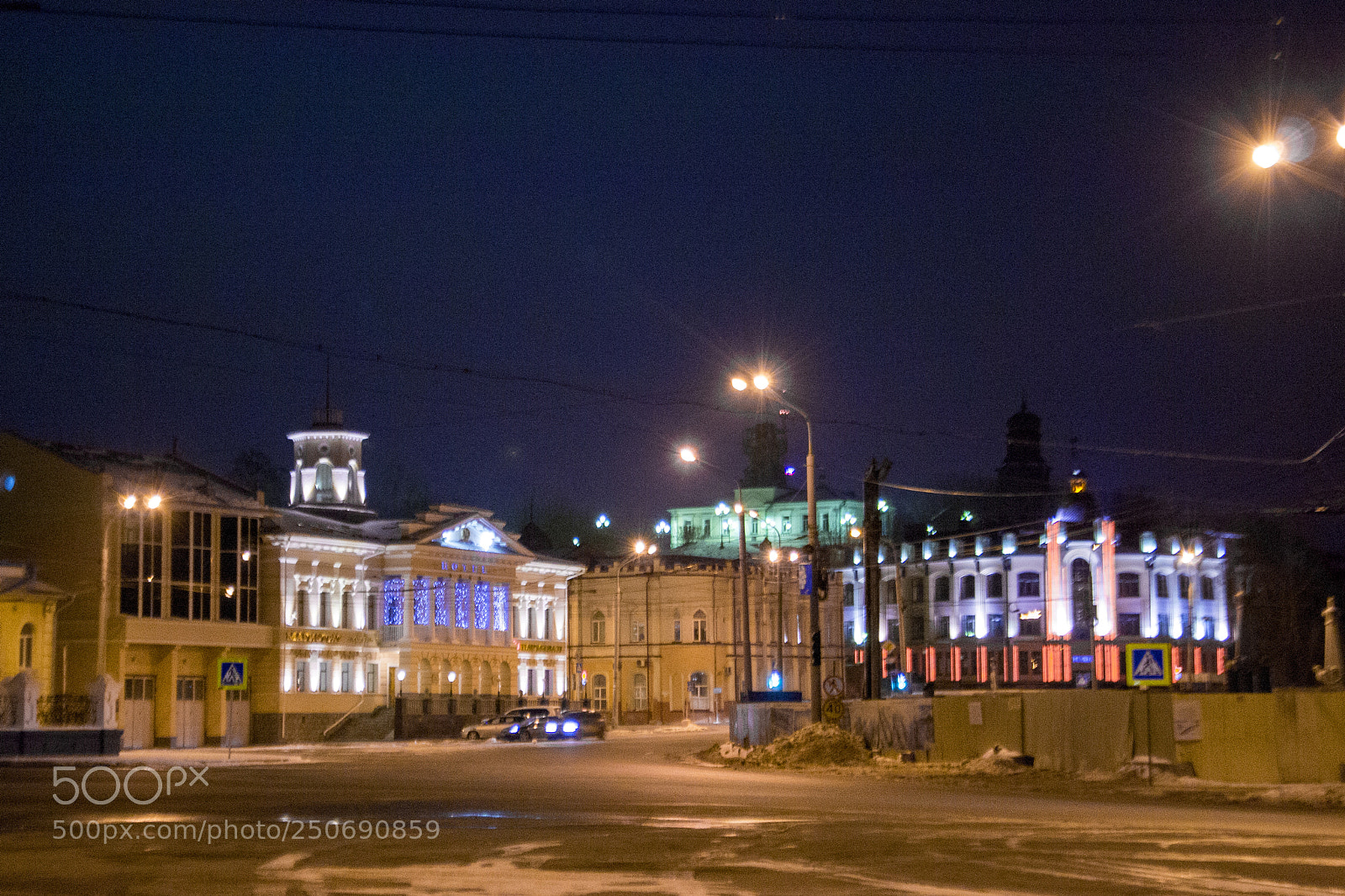 Nikon D3100 sample photo. Night tomsk photography