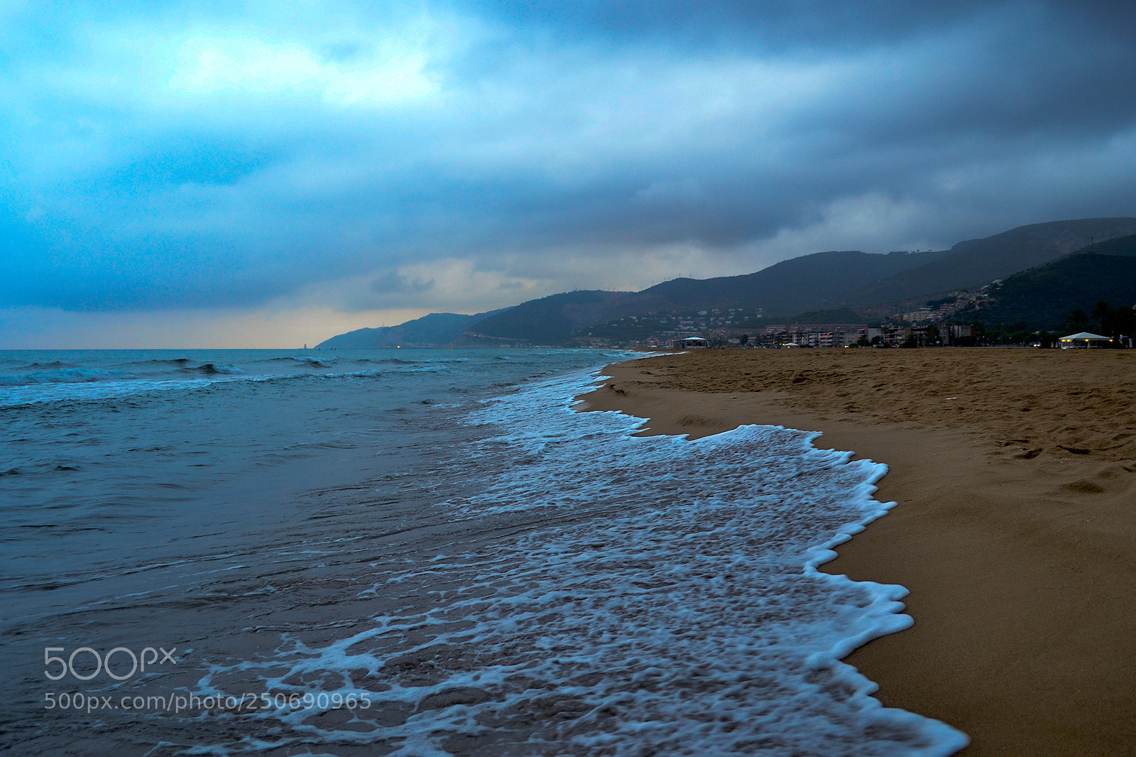 Nikon D3100 sample photo. Rainny day on castelldefels photography