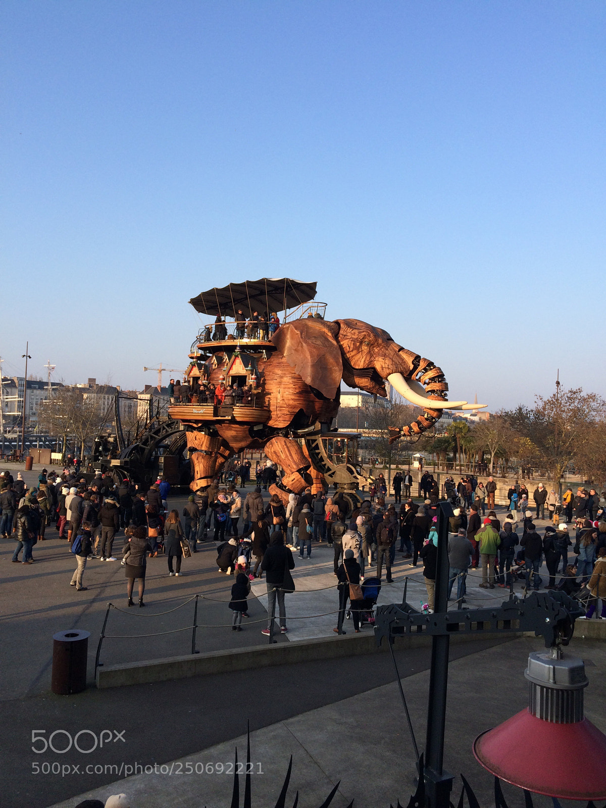 Apple iPhone 5s sample photo. Metal elephant  photography