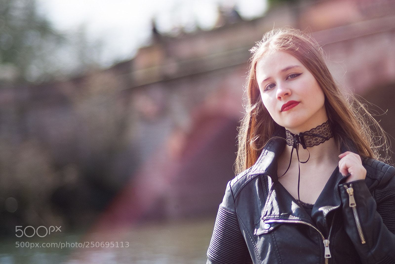 Fujifilm FinePix S5 Pro sample photo. Leather jacket girl photography
