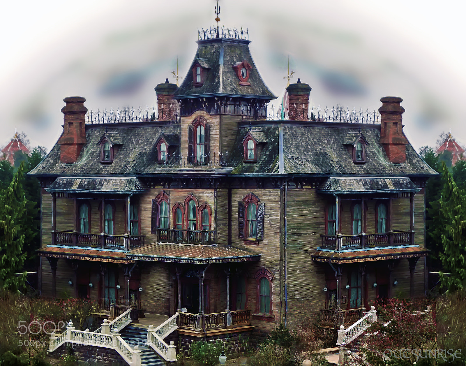 Sony SLT-A65 (SLT-A65V) sample photo. Haunted mansion by outsunrise photography