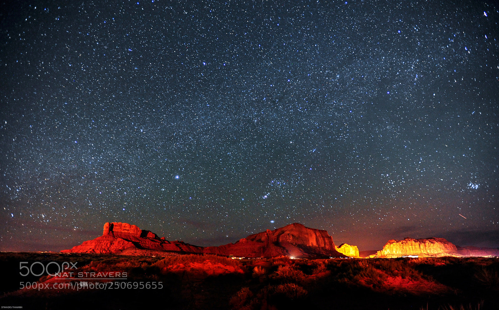 Nikon D700 sample photo. Monument valley milky way photography