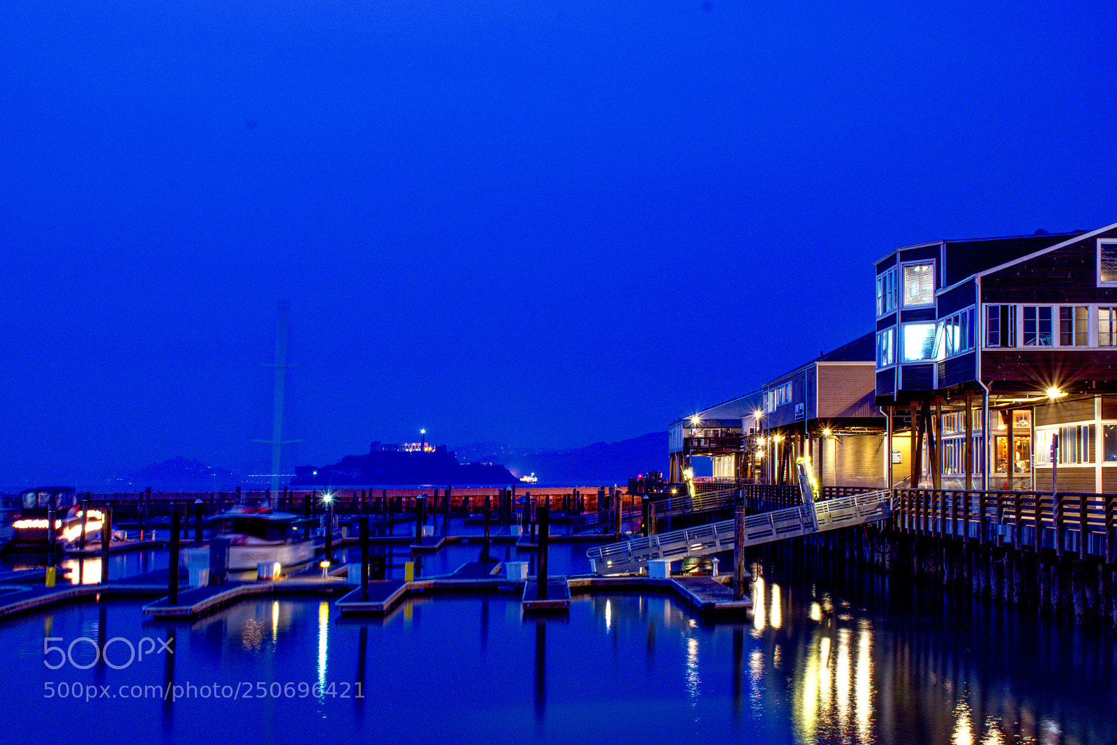 Nikon D5500 sample photo. Evening peace (alcatraz) photography