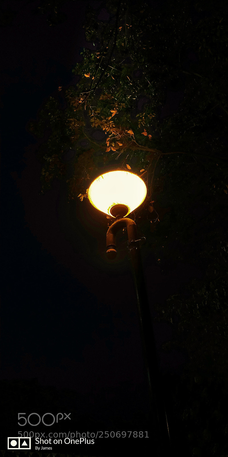OnePlus 5T sample photo. Street light photography