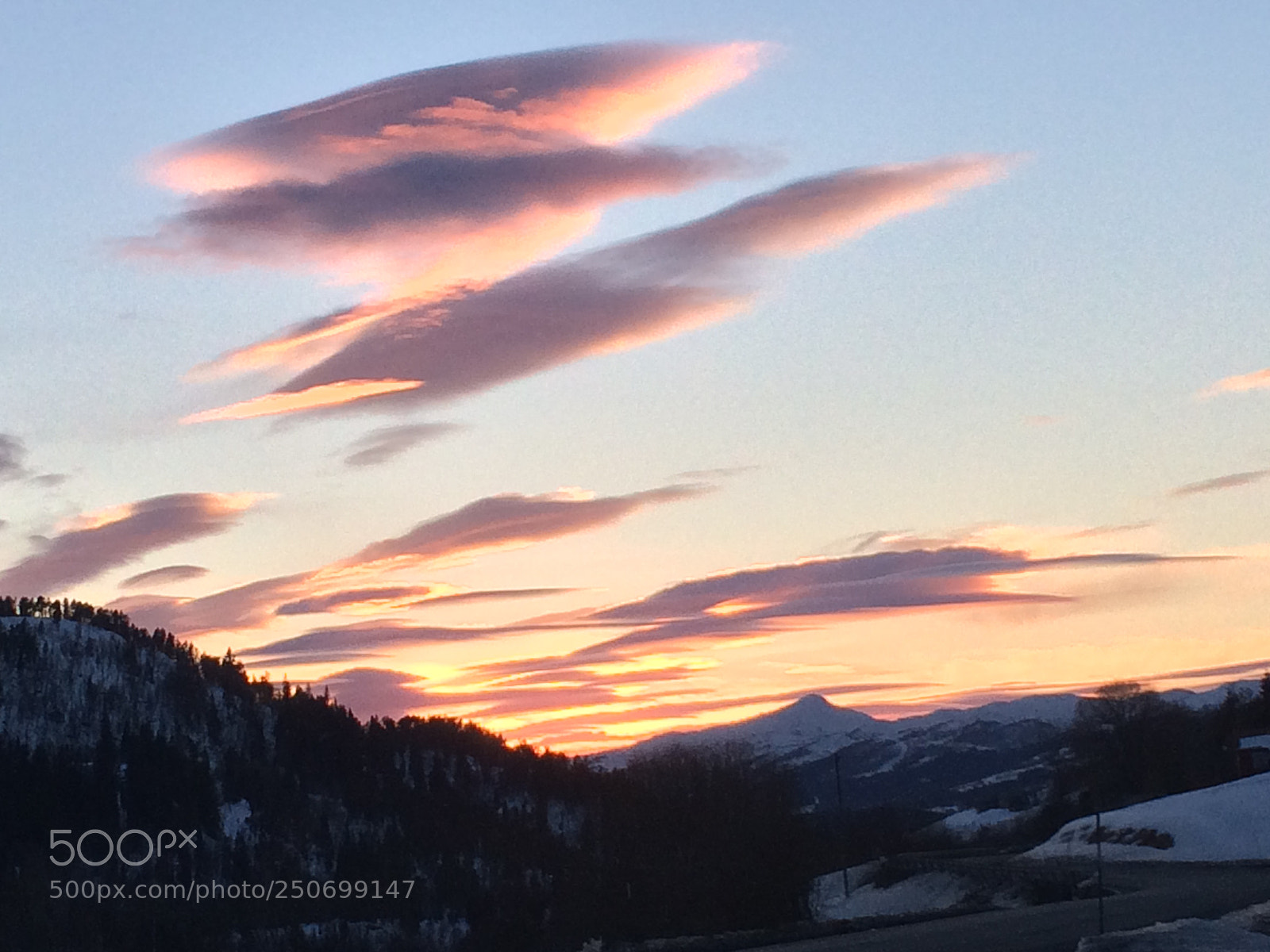Apple iPhone 5s sample photo. Sunset in norway photography