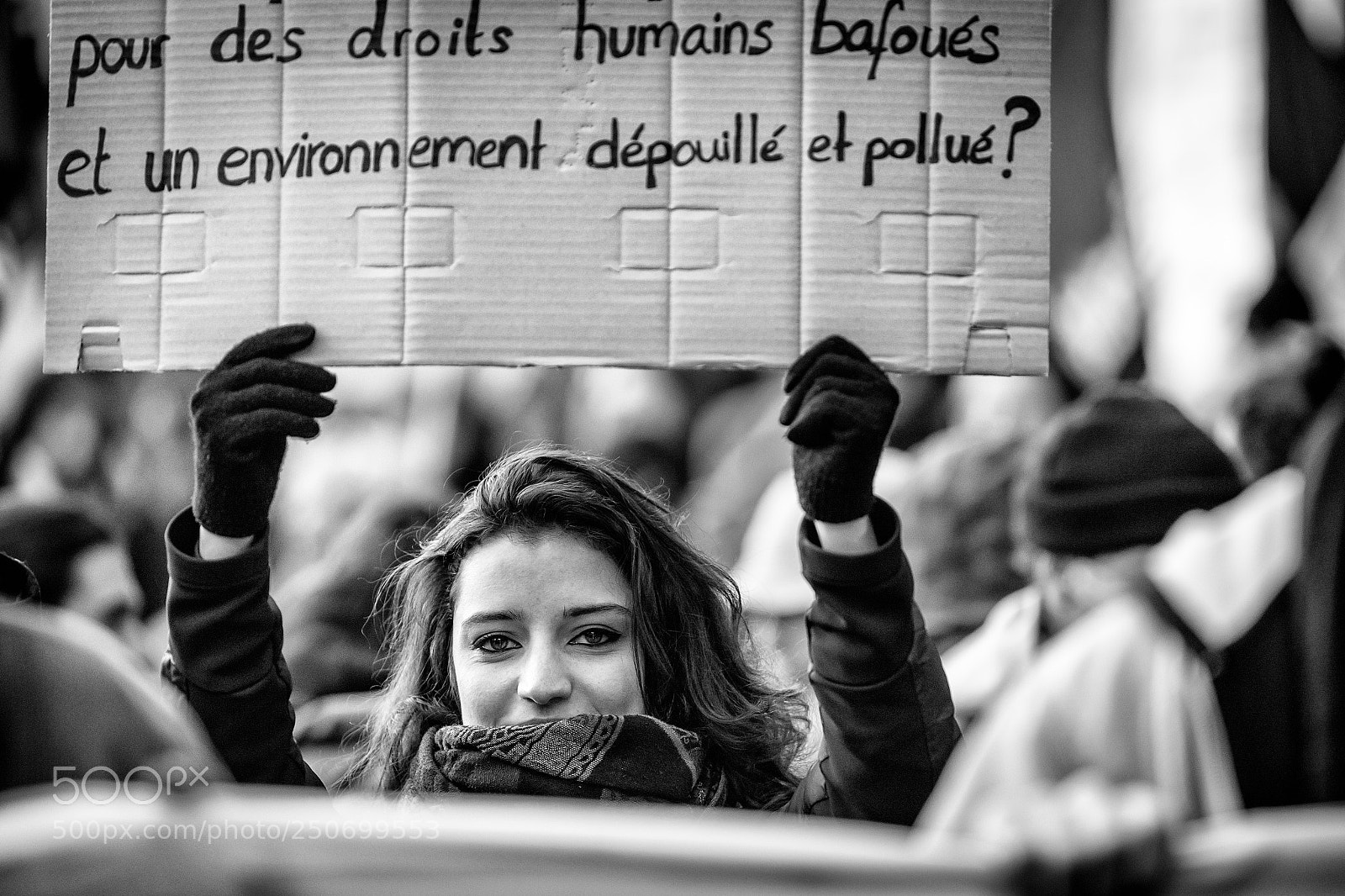 Nikon D5 sample photo. Manifestation contre le sommet photography