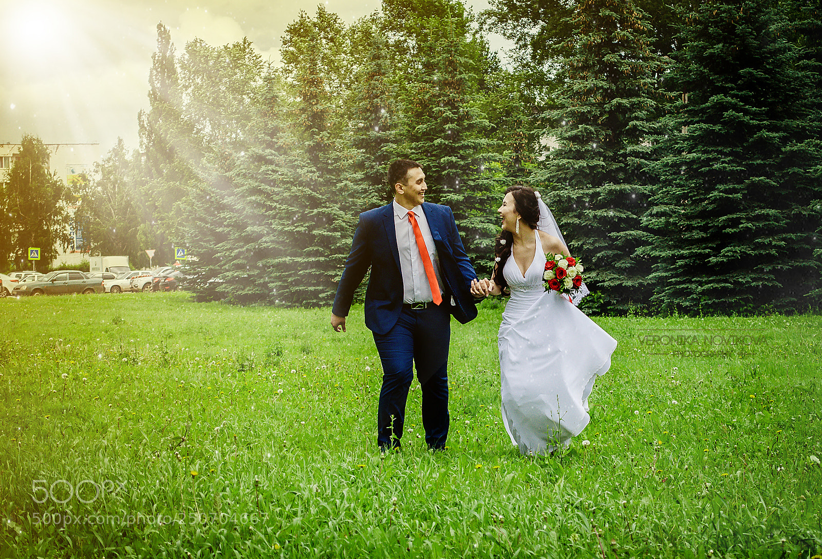 Nikon D5100 sample photo. Summer wedding photography