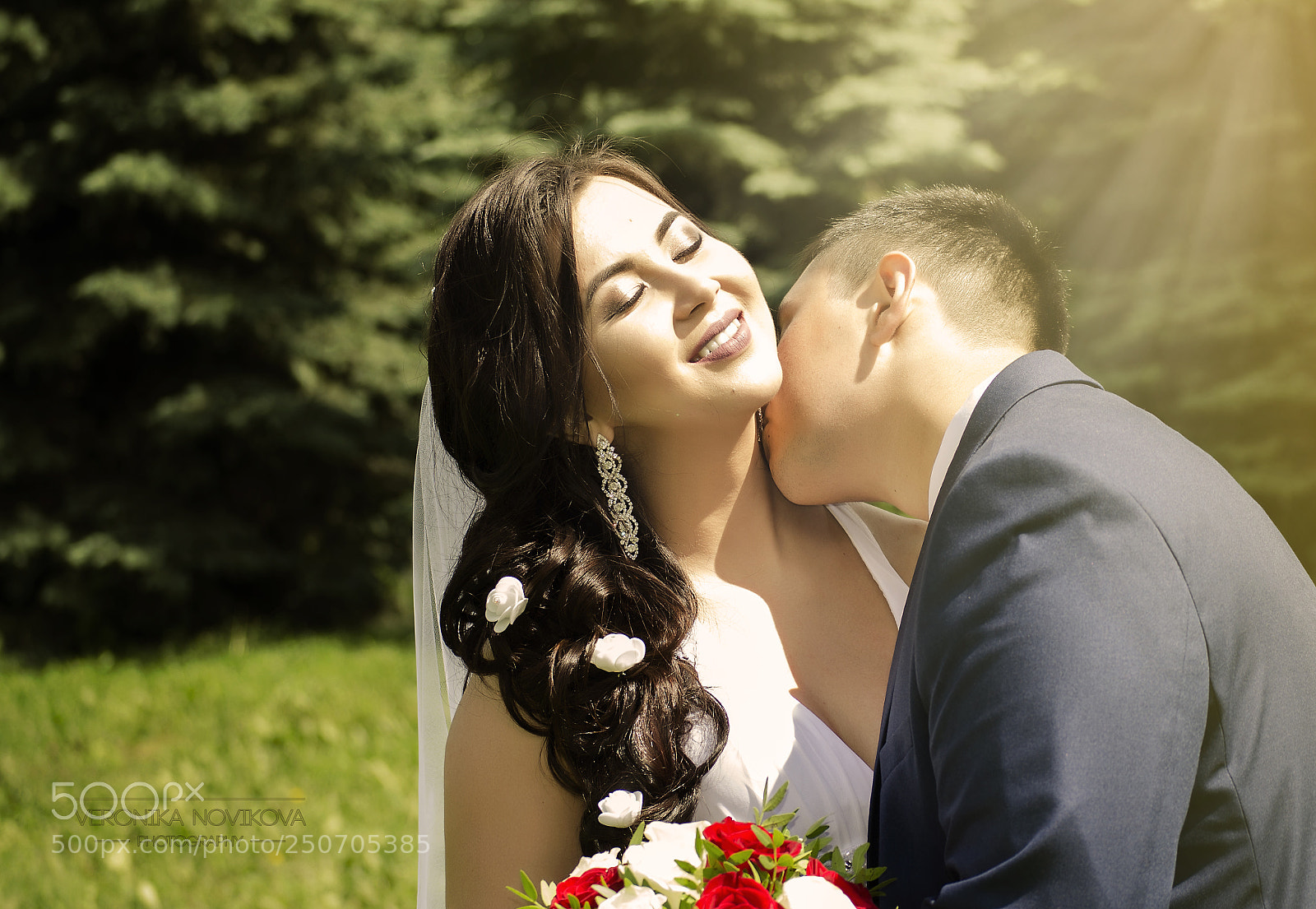 Nikon D5100 sample photo. Summer wedding photography