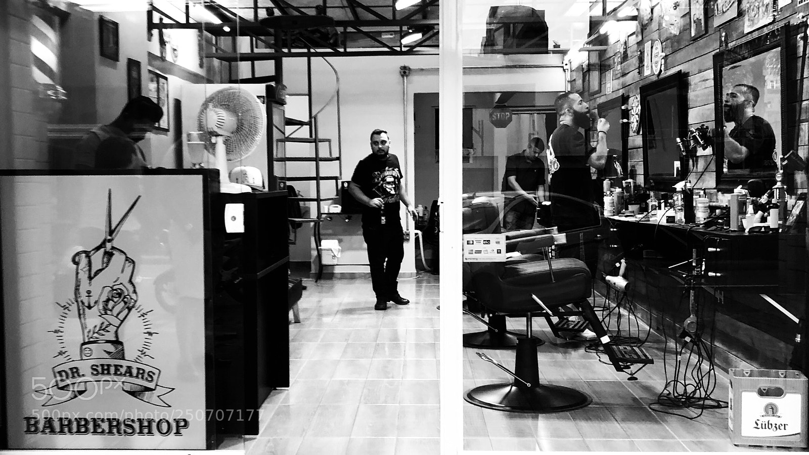 Apple iPhone 8 sample photo. Barbershop photography