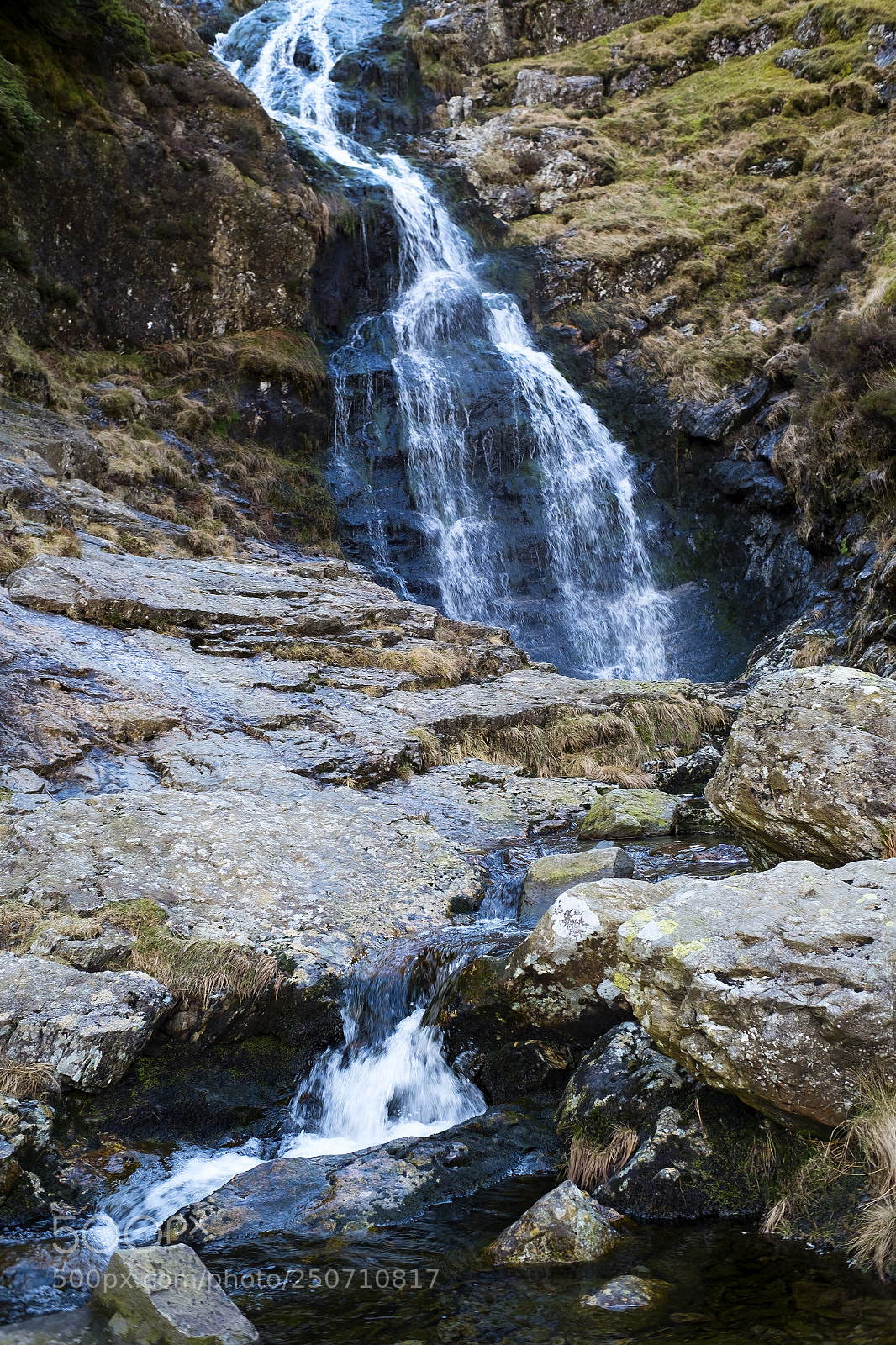 Fujifilm X-Pro1 sample photo. Waterfall newlands pass cumbria photography
