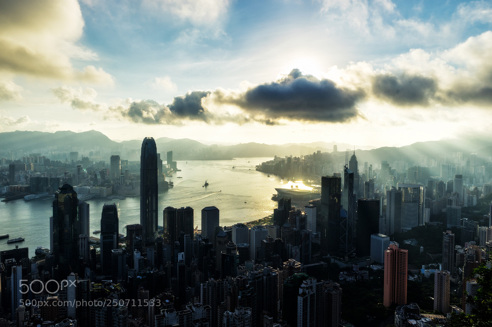 Sony a7 sample photo. Hong kong city skyline photography