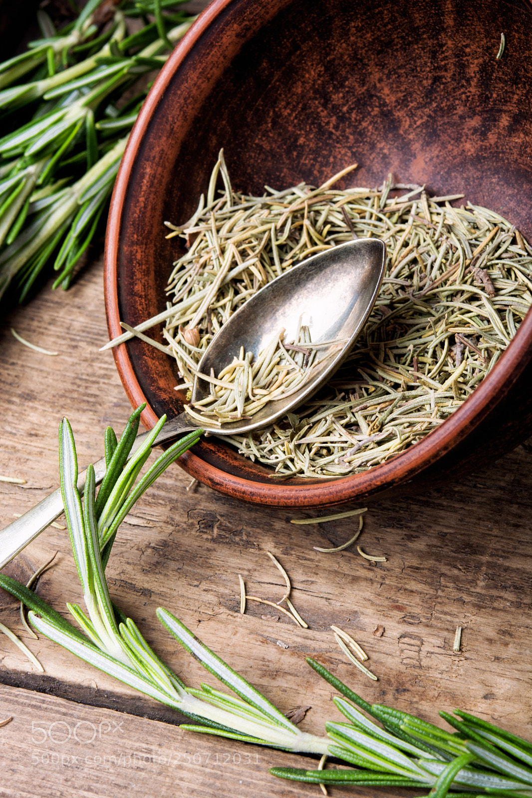 Nikon D7100 sample photo. Fresh rosemary bunch photography