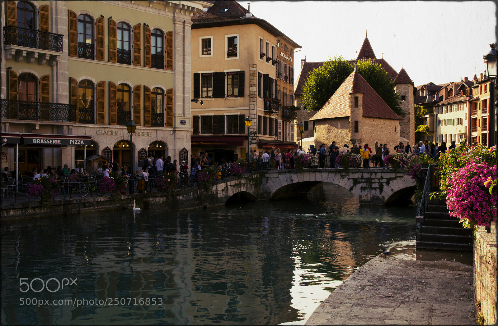 Nikon D3100 sample photo. Pont d'annecy photography