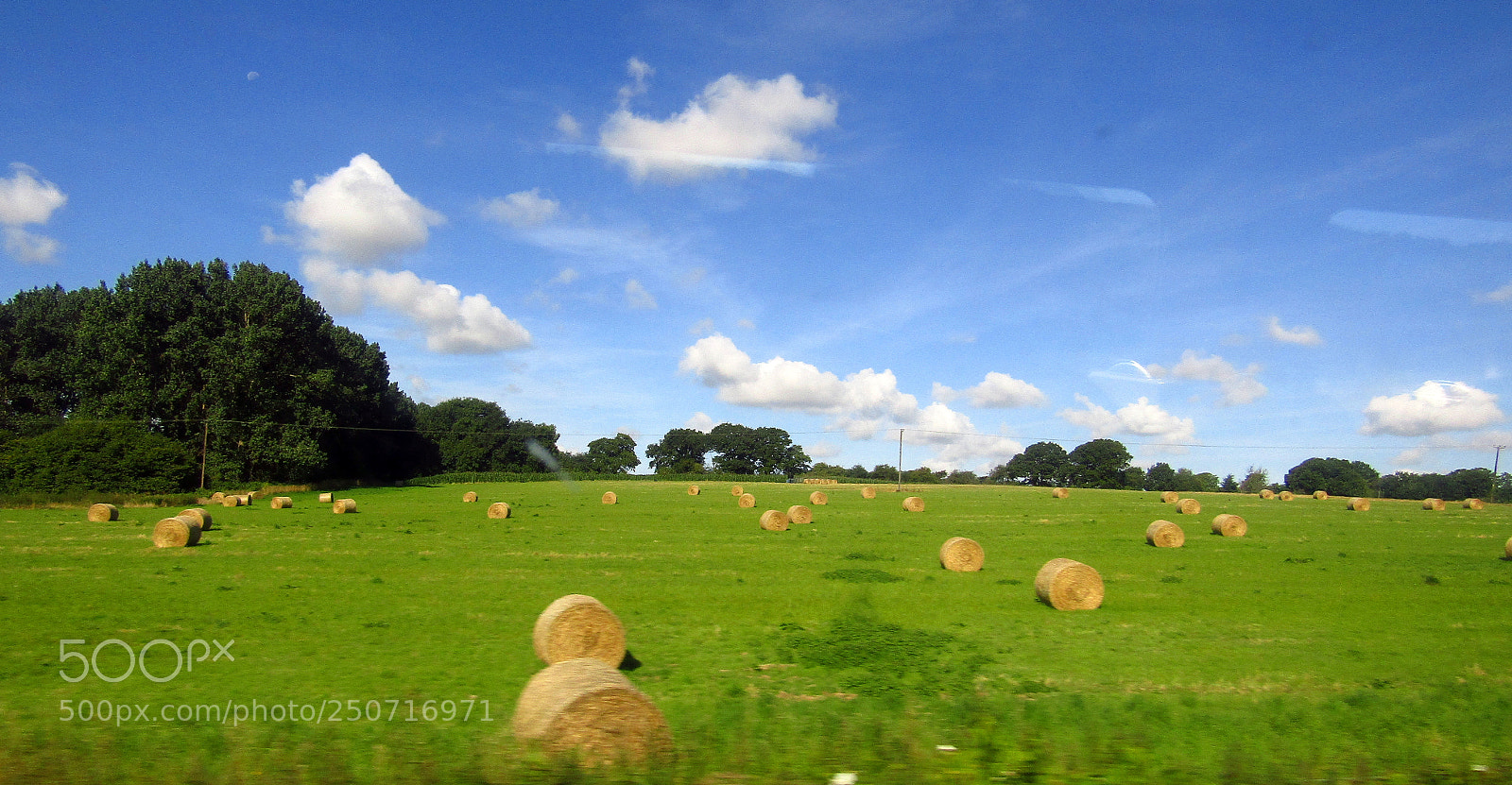 Canon PowerShot SX410 IS sample photo. Hay bales in a photography