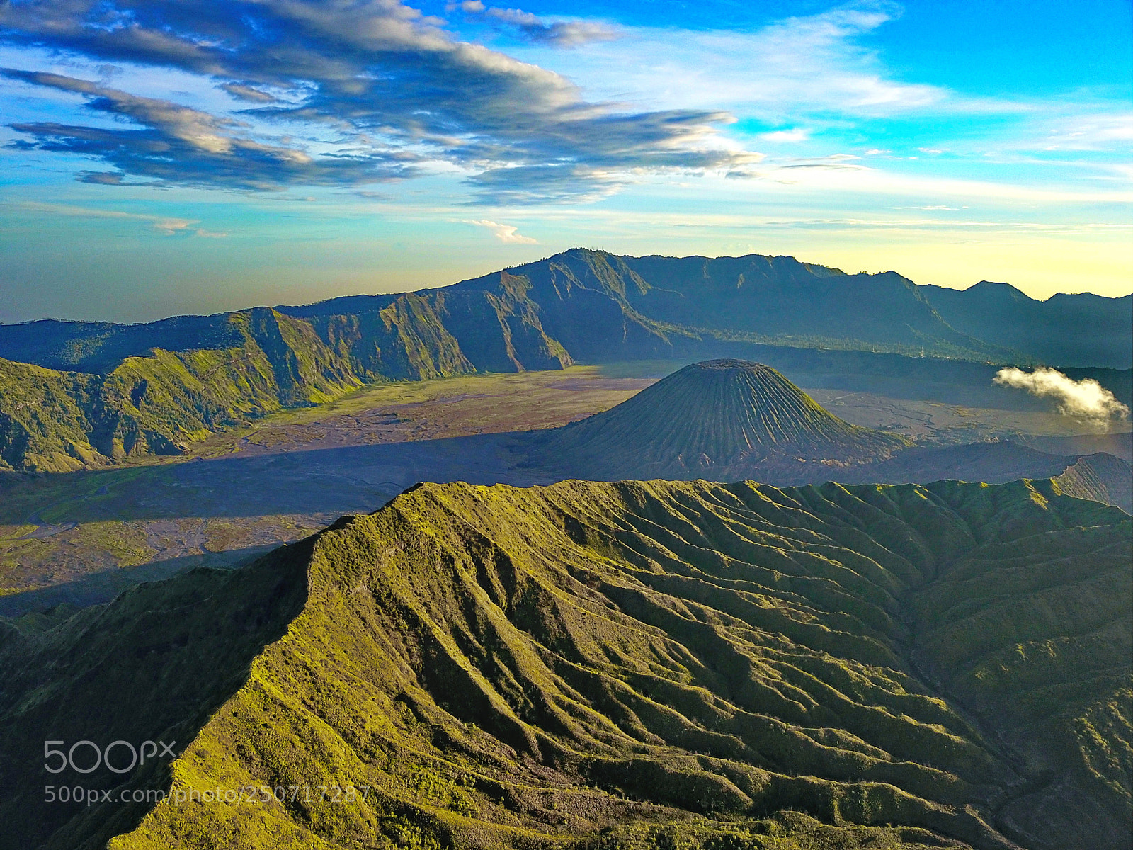DJI FC220 sample photo. Mountain batok photography