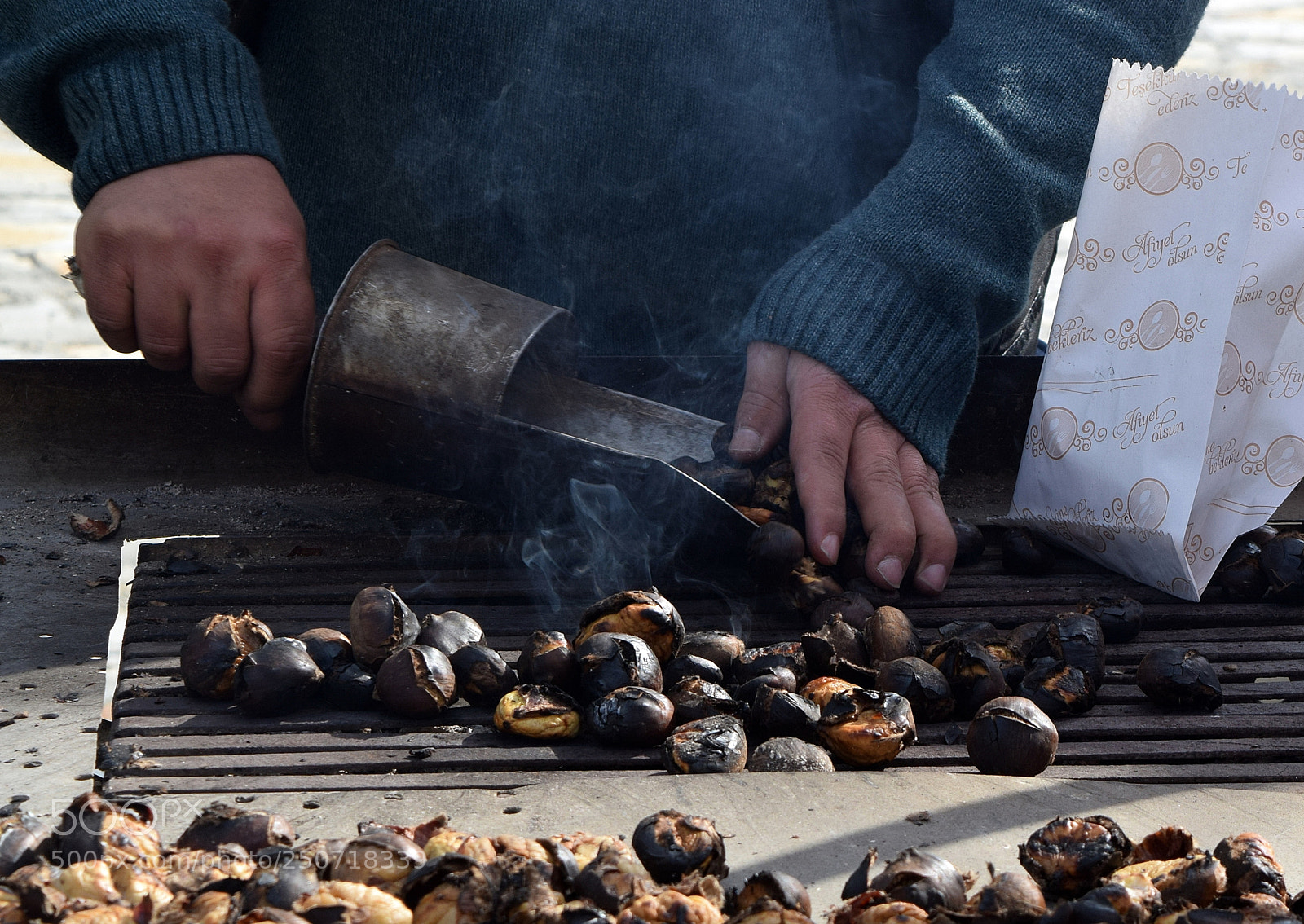 Nikon D3300 sample photo. Chestnuts.fried chestnuts.grill the chestnuts.turk photography