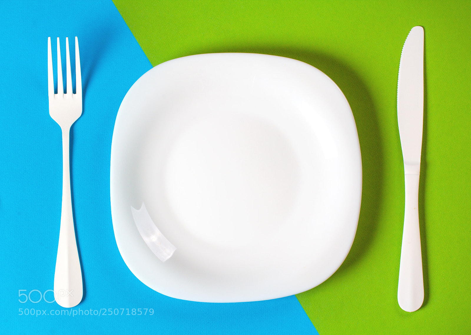 Canon EOS 60D sample photo. Plate fork knife cutlery photography