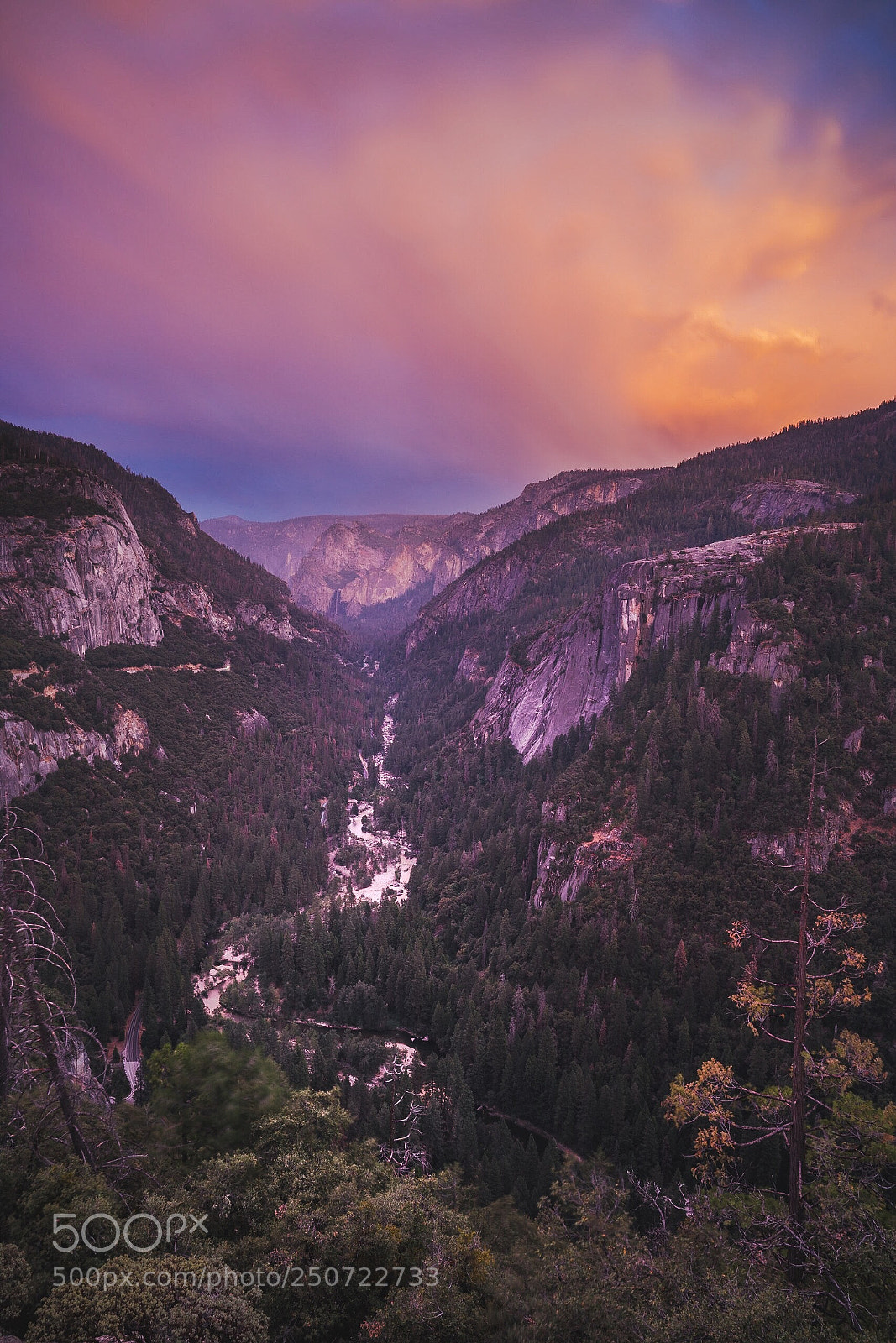Sony a7R II sample photo. Burning yosemite valley photography