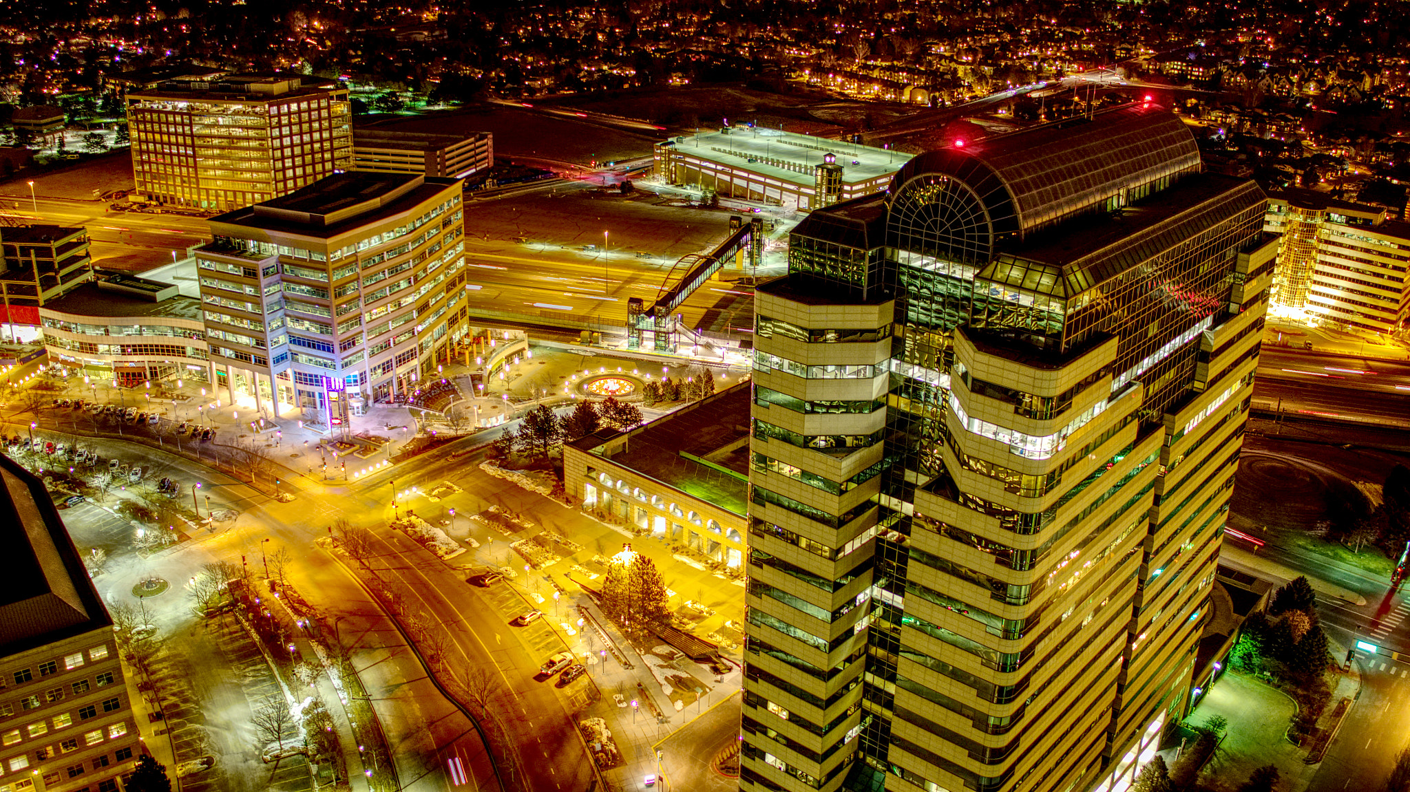 DJI FC550 sample photo. Arapahoe village station photography