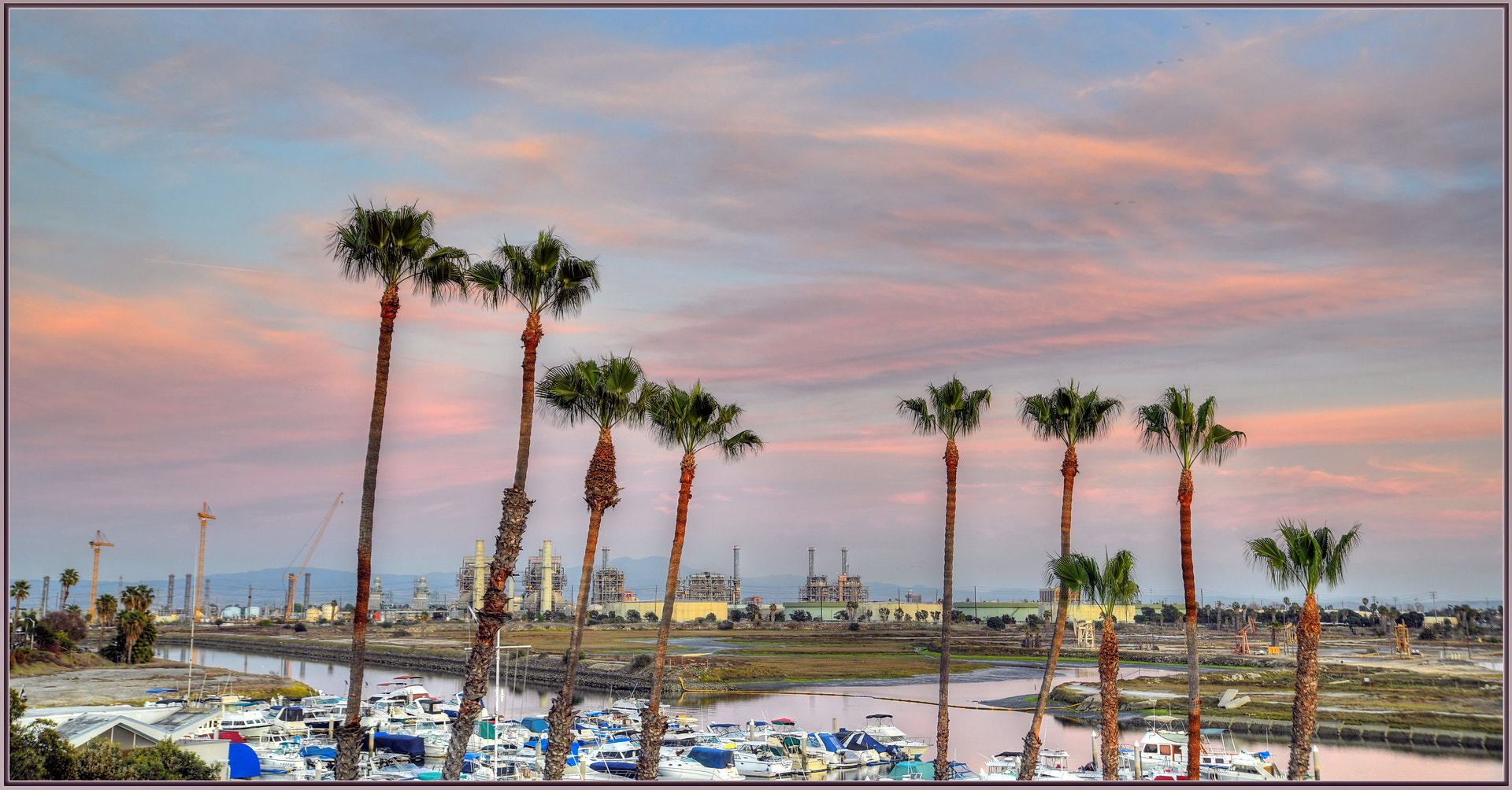 Sigma 24-105mm F4 DG OS HSM Art sample photo. Palms, boats, power photography