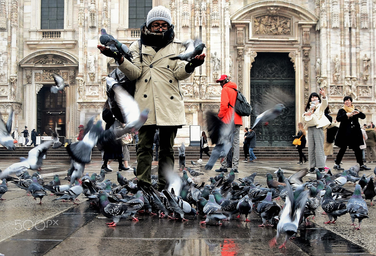 Nikon D5500 sample photo. The classic tourist in milan photography
