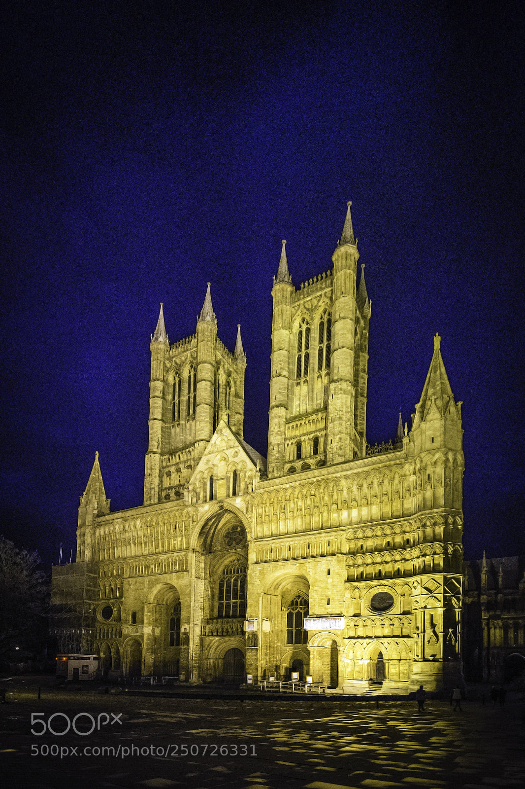 Nikon D7200 sample photo. Lincoln cathedral at night photography