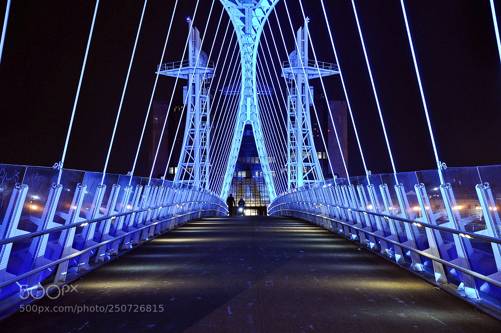 Nikon D90 sample photo. Salford quays footbridge. photography