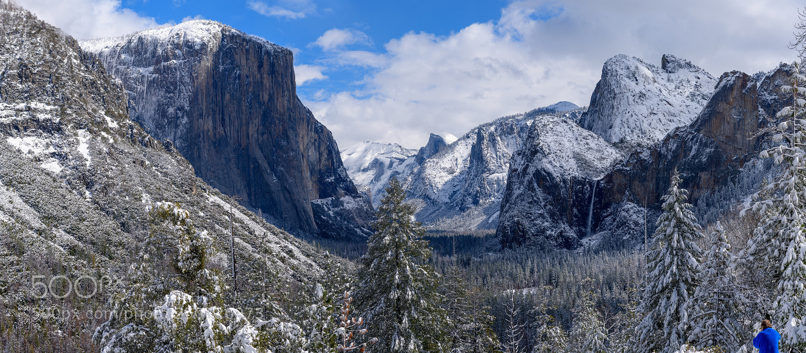 Nikon D850 sample photo. Tunnelview pano, 18332x8027 pix photography