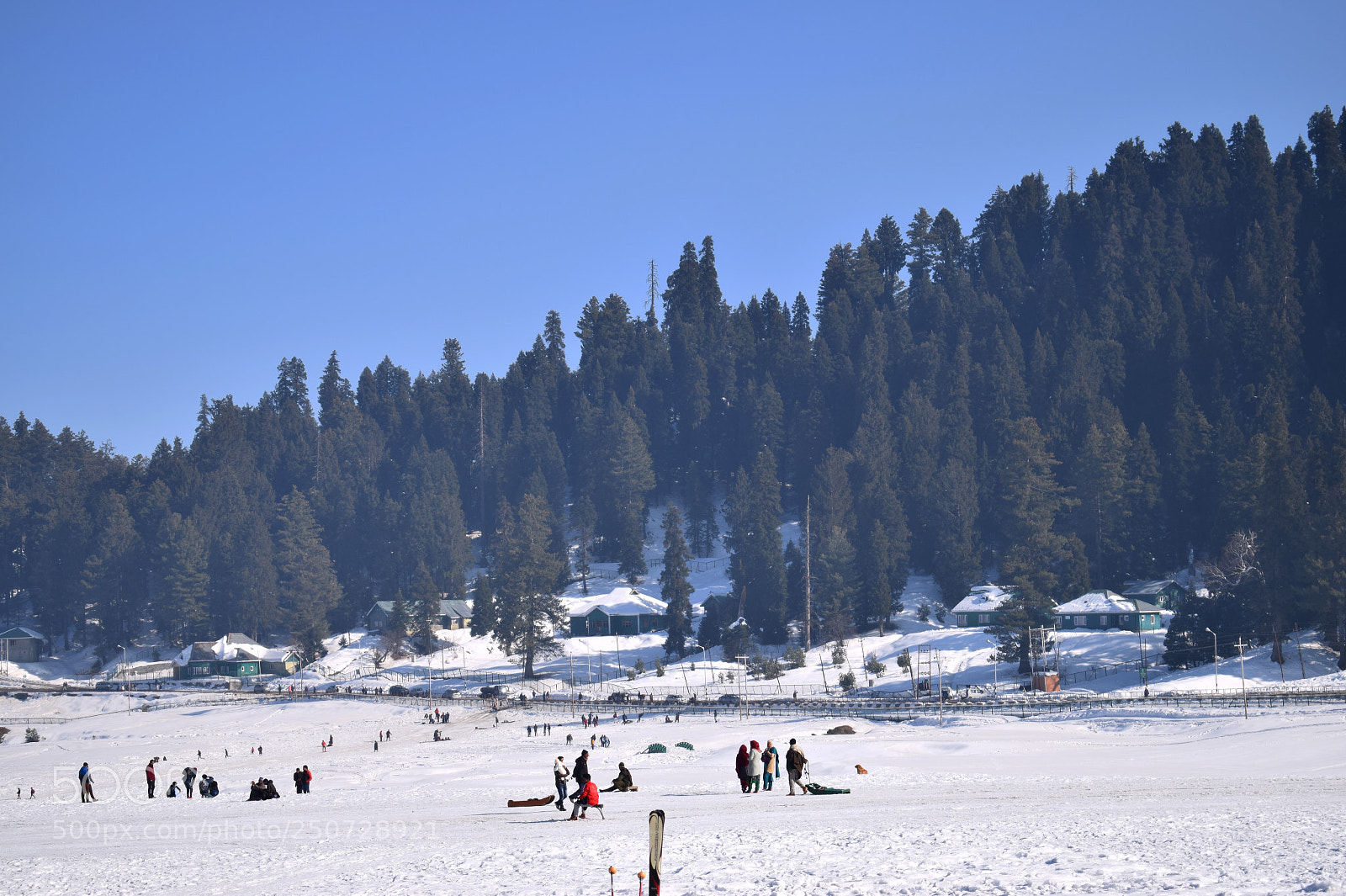 Nikon D3300 sample photo. Snow at gulmarg kashmir photography
