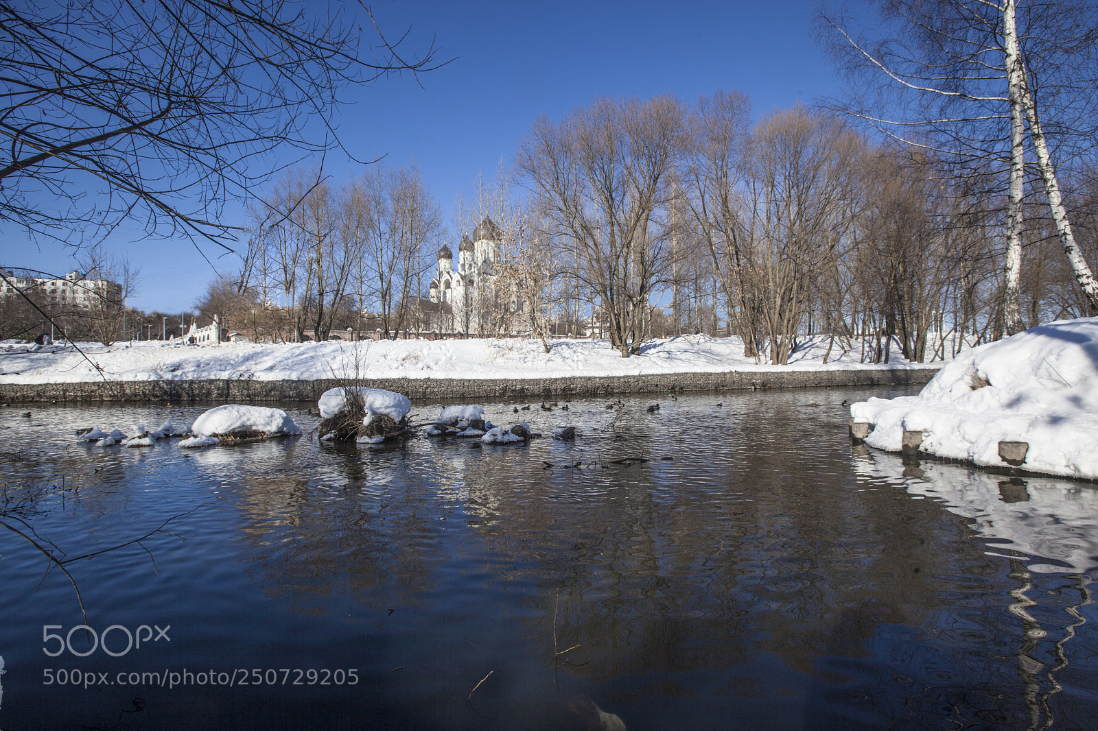 Canon EOS 5D Mark II sample photo. Храм в Медведково Москва photography