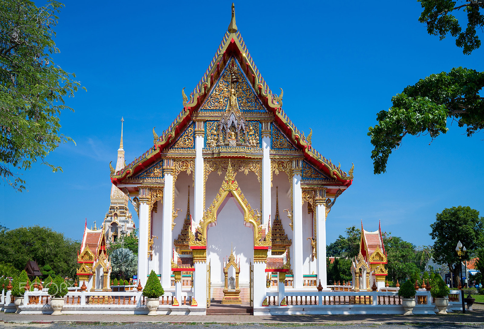 Sony a7 II sample photo. Thai temple, wat chalong photography