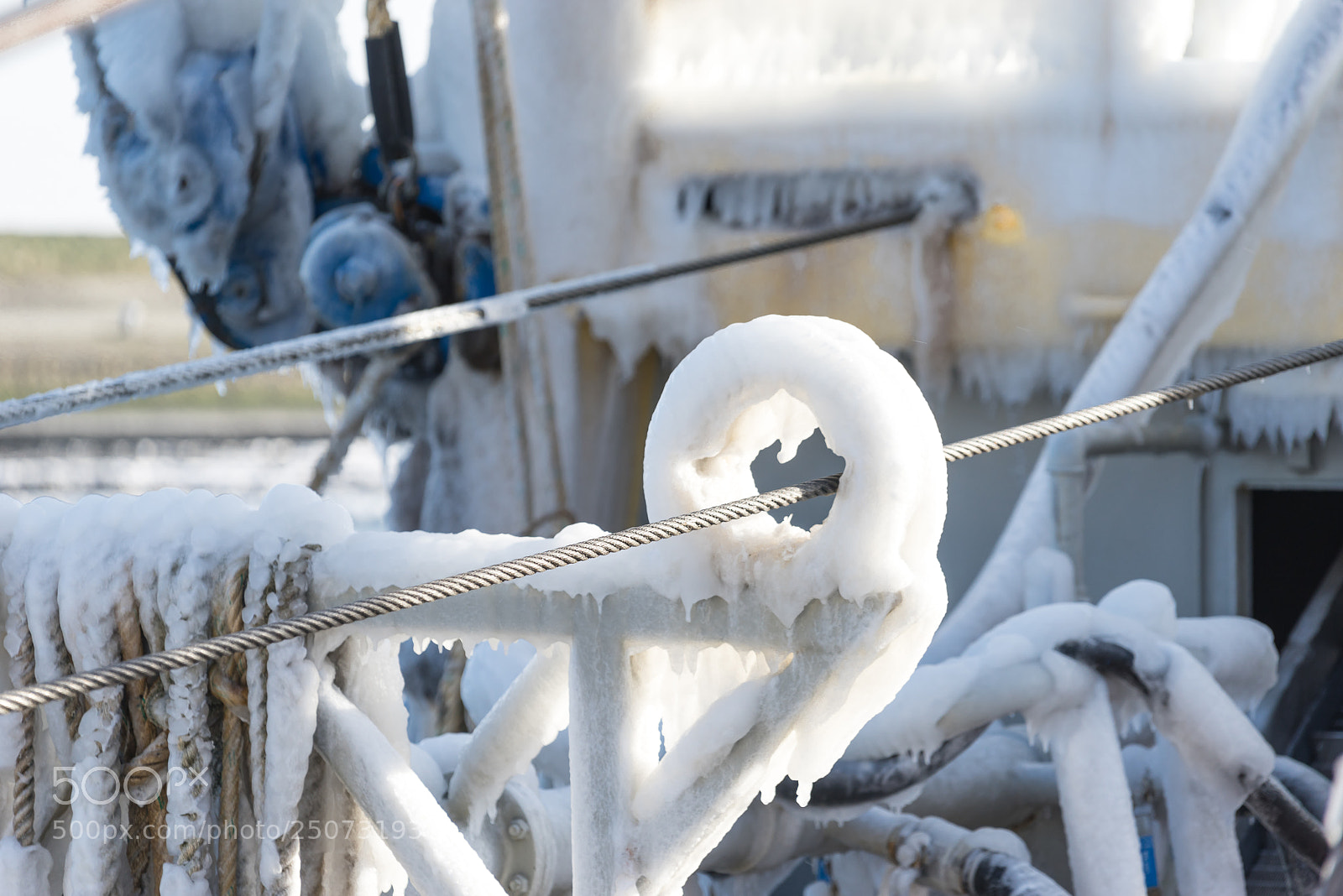 Sony a7R sample photo. Frost at a fishing photography