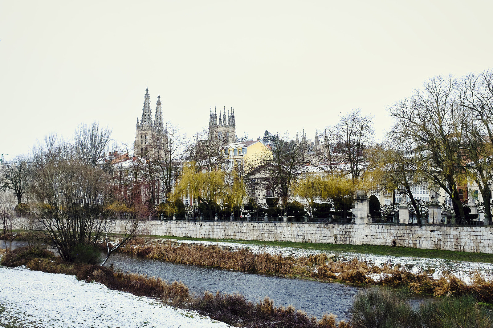 Fujifilm X100S sample photo. Winter in burgos photography