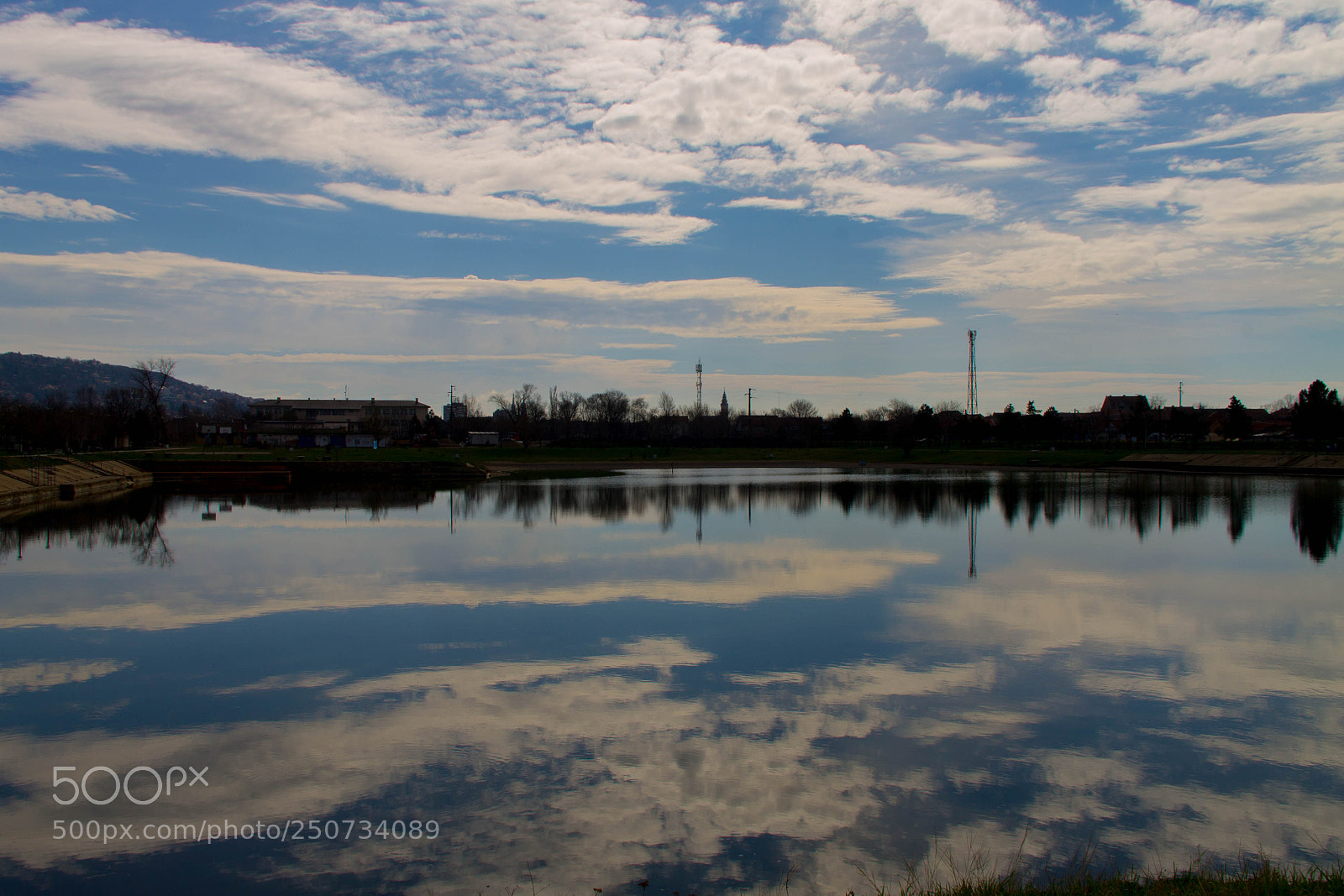 Canon EOS 1100D (EOS Rebel T3 / EOS Kiss X50) sample photo. Pond and sky photography
