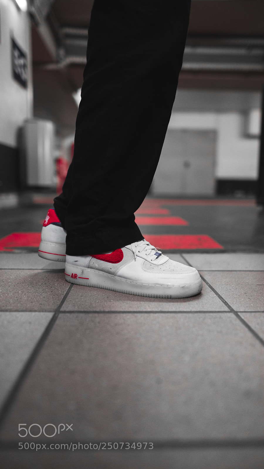 Sony a7 sample photo. Nike air force 1 photography