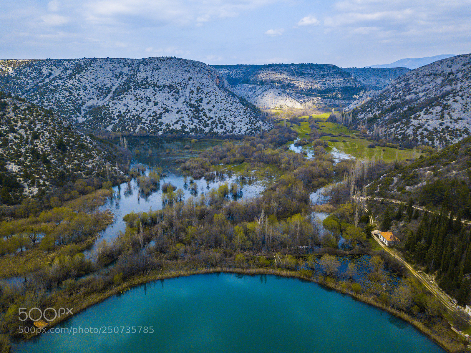 DJI FC220 sample photo. Lake torak ...national park photography